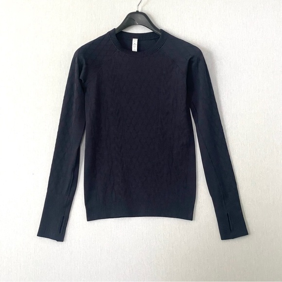Lululemon Rest Less Pullover in Diamond Midnight Navy - Picture 3 of 9